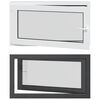vidaXL Tilt & Turn Basement Window RISOR 110 x 60 cm PVC and Glass
