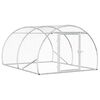 vidaXL Chicken Coop Silver 200 x 150 x 100 cm Galvanised Steel