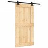 vidaXL Sliding Door with Hardware Set 100x210 cm Solid Wood Pine