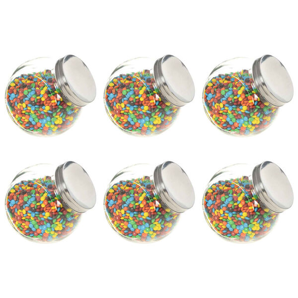 vidaXL Candy Jars 6 pcs 15.5x10.5x15 cm 1400 ml