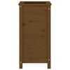 vidaXL Garden Planter Honey Brown 40x40x78 cm Solid Wood Pine
