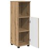 vidaXL Bathroom Cabinet with Storage Artisan Oak 30 x 35 x 95 cm