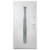 vidaXL Aluminium Front Door White 90x200 cm