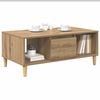 vidaXL Coffee Table Artisan Oak 90 x 50 x 26.5 cm Engineered Wood