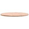 vidaXL Table Top &Oslash;80x2.5 cm Round Solid Wood Beech
