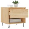 vidaXL Coffee Table Sonoma Oak 50x46x50 cm Engineered Wood
