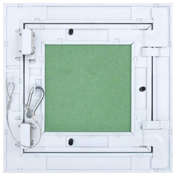 vidaXL Access Panel White 20 x 20 cm Aluminium and Plasterboard