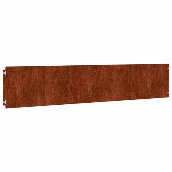 vidaXL Lawn Edgings 10 pcs 20x103 cm Flexible Corten steel