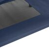 vidaXL Dog Bed Folding Manual Navy Blue 92 x 77 x 82.5 cm Steel