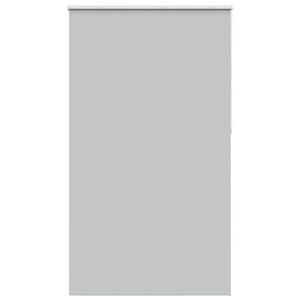 vidaXL Roller Blind Blackout Light Grey 135x230 cm Fabric Width 131.6 cm Polyester