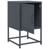 vidaXL Bedside Cabinets 2 pcs Anthracite 36x39x60.5 cm Steel