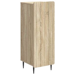 vidaXL Sideboard Sonoma Oak 34.5 x 33 x 92 cm Engineered Wood