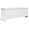 vidaXL TV Cabinet White 108x30x40 cm Solid Wood Paulownia