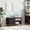 vidaXL Record Cabinet Black 85x38x48 cm Engineered Wood
