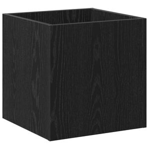vidaXL Planter Box Black Oak 40 x 38.5 x 40 cm Engineered Wood