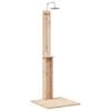 vidaXL Outdoor Shower 206 cm Solid Pine Wood and Stainless Steel