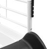 vidaXL Kids'Loft Bed Frame with Slide White and Anthracite