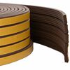 vidaXL Self-Adhesive Window Seal Brown 10 x 4 mm 12 m EPDM Foam