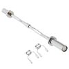 vidaXL Curl Barbell with Plates 30 kg Cast Iron&Chrome Plated Steel