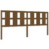 vidaXL Bed Headboard Honey Brown 205.5x4x100 cm Solid Wood Pine