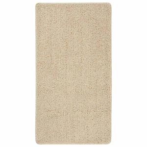 vidaXL Shaggy Rug Cream 80x150 cm Anti Slip