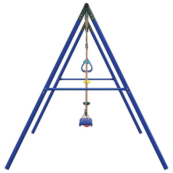 vidaXL Outdoor Swing Set with Swing, Trapeze, Ladder