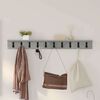 vidaXL Wall-Mounted Coat Rack Concrete Grey 100 x 10.5 x 10.5 cm