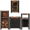 vidaXL Bathroom Furniture Set 4 pcs Multicolour Solid Reclaimed Wood