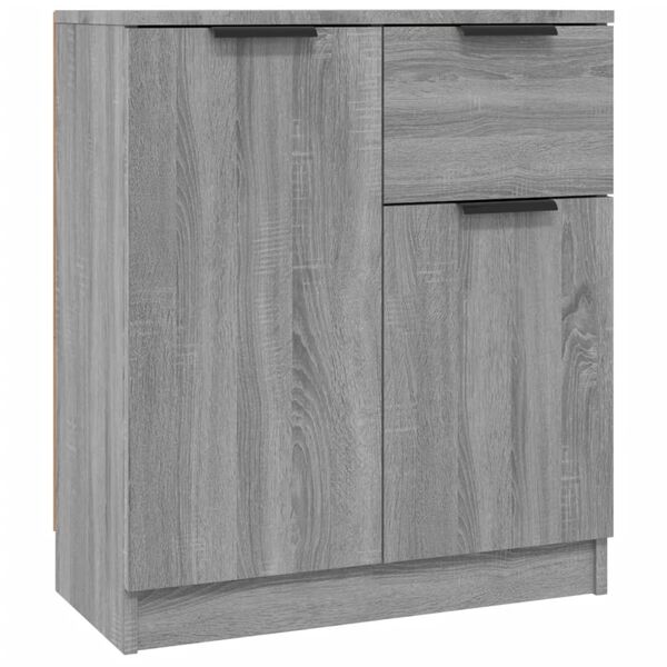 vidaXL Sideboard Grey Sonoma 60x30x70 cm Engineered Wood