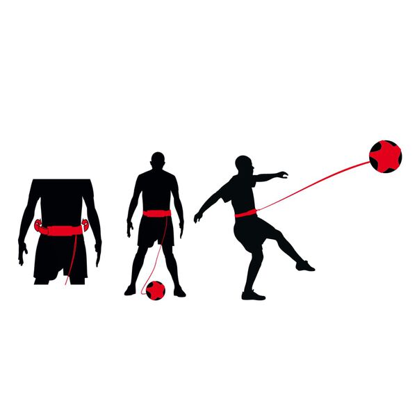 Avento Football Skill Trainer Black and Red