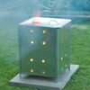 Nature Garden Incinerator Galvanised Steel 46x46x65 cm Square