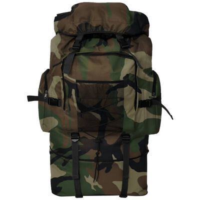 vidaXL Army-Style Backpack XXL 100 L Camouflage