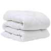 vidaXL Duvet with Pillow 2 pcs White Microfiber