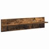 vidaXL Wall-Mounted Coat Rack Wall-Mounted Smoked Oak Engineered wood