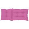 vidaXL Garden Highback Chair Cushions 6 pcs Pink 120x50x7 cm Fabric