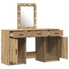 vidaXL Dressing Table with Door Brown 50 x 41 x 135 cm Engineered Wood
