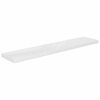 vidaXL Floating Wall Shelves 4 pcs High Gloss White 120x23.5x3.8 cm MDF