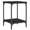 vidaXL Coffee Table Black 40x40x55 cm Engineered Wood