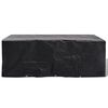 vidaXL Garden Furniture Cover | Black | Polyethylene | 229 x 113 x 73 cm