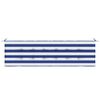 vidaXL Garden Bench Cushion Striped Blue and white 180 x 50 x 4 cm