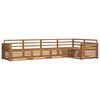 vidaXL Outdoor Sofa Set 5 pcs Natural