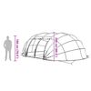 vidaXL Pool Tent Dome Blue 538 x 440 x 204 cm