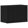 vidaXL TV Cabinet Black Oak 60x30x41 cm Engineered Wood