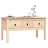 vidaXL Coffee Table 102x49x55 cm Solid Wood Pine