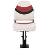 vidaXL Boat Seat with Pedestal Height Adjustable 360&deg; Rotatable