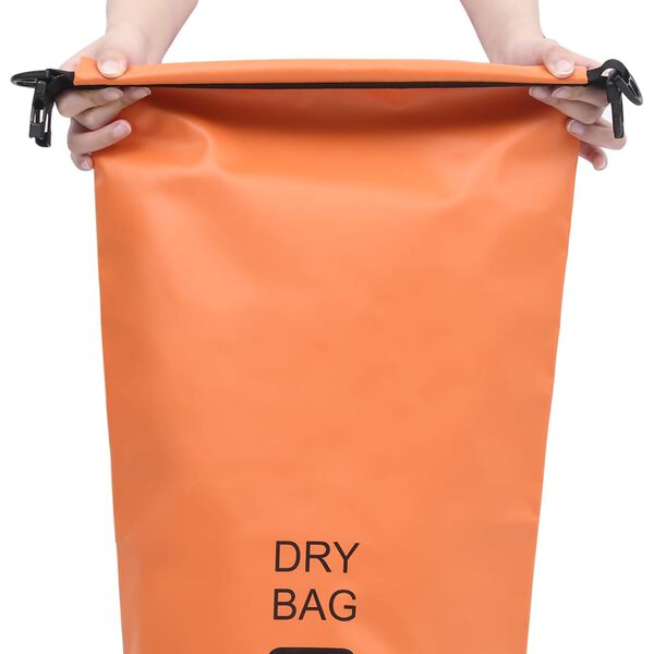 vidaXL Dry Bag Orange 20 L PVC