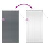 vidaXL Window Blind with Curtains Manual Dark grey Aluminium