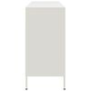 vidaXL Sideboard White 100.5x39x79 cm Steel