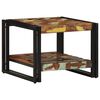 vidaXL Coffee Table Multicolour 50x50x38 cm Solid Wood Reclaimed