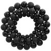 vidaXL Christmas Wreath Black 45 cm Polystyrene